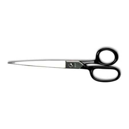 Acme United Clauss 10252 Forged Nickel Plated Office Scissors, 9", Black 10252
